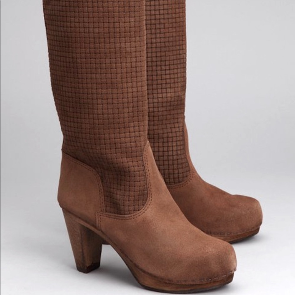 Anthropologie Sanita Boots ‘Lola Mae’ camel suede